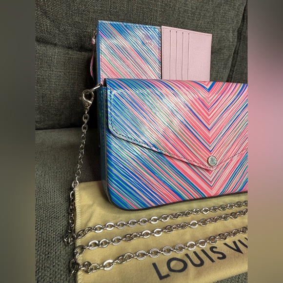 Louis Vuitton pochette Felicie Tropical epi leather FULL SET limited edition - Picture 3 of 15